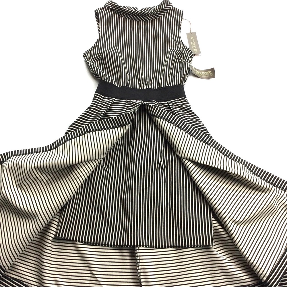 Striped sleeveless dress